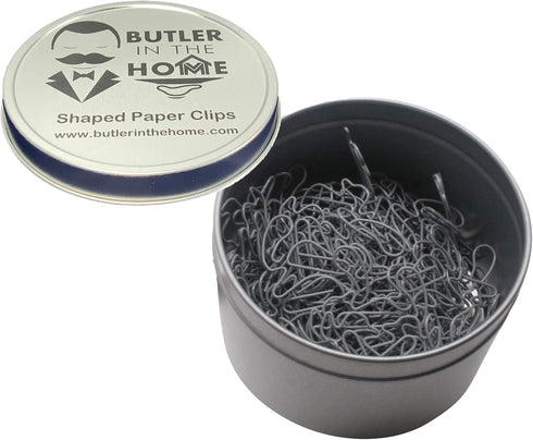 Squirrel Shaped Paper Clips, 100 Count, Great for Collectors or Office Gift, Comes in Round Tin