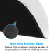Dapesuom Round Mouse Pad, 8.7 x 8.7 Inch, Cute Small Mouse Mat, Washable Non-Slip Rubber Base, White