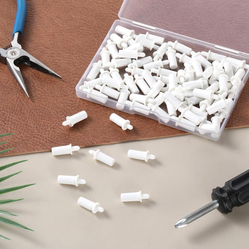 Psyqtsuary 100 Pcs Plantation Shutter, Plantation Shutter Repair Kit Repair Pins Shutters Fasteners Spring Loaded