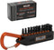 Ball End Hex Bit Set - Railer 1 Inch Impact Driver 20pc Hex Bit Set with Bit Holder & Carabiner, Premium S2 Steel