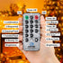 33FT 100LED 8 Christmas Lights Indoor, Globe String Lights for Bedroom Modes with Remote, Outdoor Hanging Fairy Lights