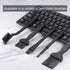 uxcell 2 Pcs Anti Static ESD Brush, Plastic Handle Nylon Lab Cleaning Brushes for Electronics Repair