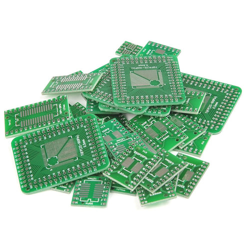 40pcs PCB Proto Boards SMD to DIP Adapter Plate Converter for TQFP (32 44 48 64 84 100) SOP SSOP TSSOP