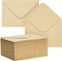 Juvale 100 Pack 4x6 Envelopes for Invitations, V-Flap Kraft Paper for Wedding RSVP, Birthday, Graduation (A6, Light
