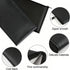 TsuvyXeg 2 Pack Money Bags with Zipper Cash Bank Deposit Pouch Leather Passports Bag Document Holder Check Wallet