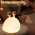 Cute Slug Night Light,Silicone Lamp USB Rechargeable Table Funny Animal Lamp Portable LED Lamps for Breastfeeding Dorm
