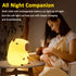 Dimmable, OkiyiD Capybara Night Lamp, Capybara for Loved Ones and Friends, Capybara Light Gift, ABS+SIL, Touch Control