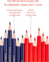 Precision Marking Pencils for Detailed Work, Wooden Pole Red and Blue Dual Color