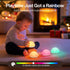 8 Dimming, 1H-Timer, JolyWell Baby Night Light for Nursery, Soft Silicone Tap Control Night Lamp with Color Changing