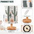 ALAZA Bedside Table Lamp Cactus Pattern Green Plant Lamp for Girls Boys Bedroom with USB Port LED Kids Nightstand Lamp