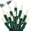 Dazzle Bright Christmas Mini String Lights, 60FT 300 Incandescent Green Wire Fairy