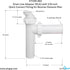 Drain Line Adapter (DLA) - 3/8-inch Quick Connect Fitting (ET109-002, 9-38QC, DLA-9)