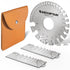 ARCCAPTAIN Wire Gauge Measuring Tool, Stainless Steel Metal Gauge Thickness Tool for Welding Material Measurement