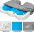 Gel Seat Cushion for Office Chair, Non-Slip Gel Memory Foam Coccyx Cushion for Tailbone Pain Relief, Desk Chair Car
