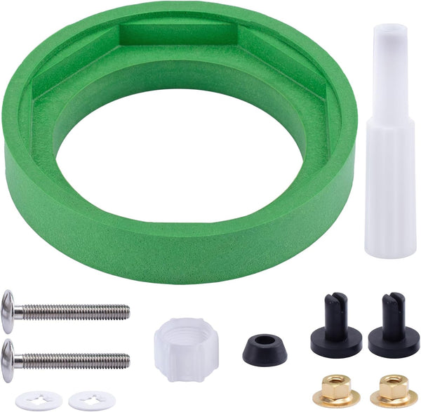 Toilet Tank to Bowl Gasket Kit for American Standards Toilet Part Champion 4 AS738756-0070A, Includes Gasket & Bolt Kit