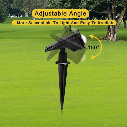 Generic Solar Lights Outdoor Adjustable Angle, Solar Spotlights Outdoor Waterproof, Solars Garden Lights with Two Modes