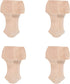 Kisangel Wood Carving Rubber Wood Furniture Legs for Sofa Chair Table 12x6cm