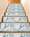 BOHOOSKYLAR Navy Lobster Stair Treads Ocean Starfish Shell Coral Marine Life Indoor Non
