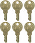 6PCS E114 Paper Towel Dispenser Keys for E-114 Toilet Paper Dispenser Toilet
