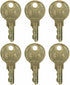 6PCS E114 Paper Towel Dispenser Keys for E-114 Toilet Paper Dispenser Toilet