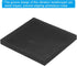 PATIKIL Rubber Anti-Vibration Pads, 4 Pcs Square Vibration Isolation Mats for HVAC, Air Conditioner, Black