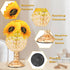 3-Color Dimming,10+ Charge,IP44 Sunflower Table Lamps for Women-Sunflower Flower Touch Lamp with Infinitely Hours