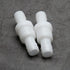 2Pcs Check Valve 1/2" Plastic Barb Hose, One Way Inline Check Valve for Fuel, Gas, Liquid, Air