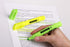 Kores Fluorescent Highlighter Pen, High Liner Plus, Water-Based Ink, Pack of 4 in Assorted Colours, Office Supplies