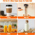 PercyEffie 1000 6" 11" PCS Drink Carrier for Delivery, Bulk Clear Plastic Cup Bag with Handle, Portable Coffee