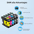 LC103xl Ink Cartridges Combo Pack for Brother LC103 LC101 High Yield, Compatible with MFC-J870DW MFC-J6920DW