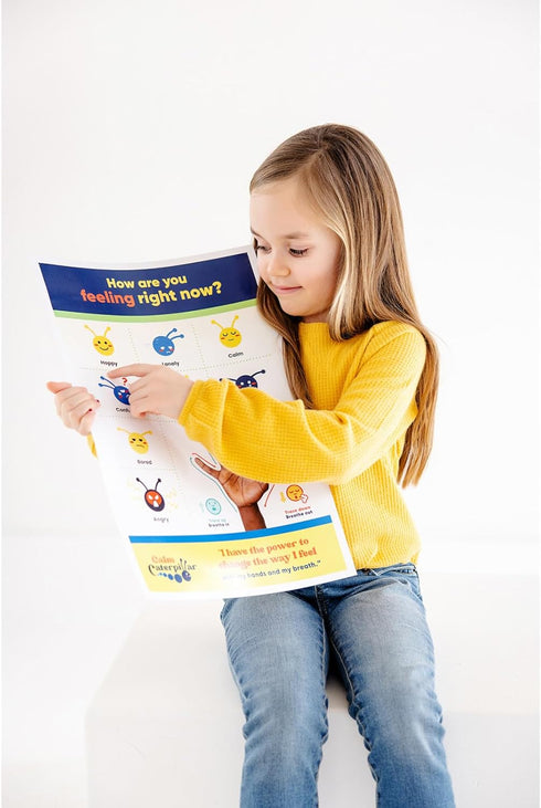 Calm Caterpillar Feelings & Emotions Chart for Kids and Toddlers
