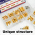 M3 Hex Male Female Brass Spacers Standoffs Screws Nuts Assortment Kit, 120 Pcs for PCB, Circuit Board Mounting