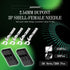 50 Sets / 200 Pieces Dupont 2.54 mm Pitch 3-Pin Adapter Connector, Female Housing Black Socket Terminal for Wires Cable