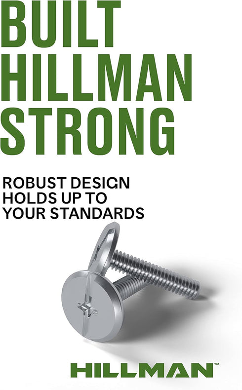 Hillman Group Combo Sidewalk Bolt, 25 Pieces, Rust-Resistant, Durable Truss Head, (1/4" x 1") Stainless Steel