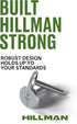 Hillman Group Combo Sidewalk Bolt, 25 Pieces, Rust-Resistant, Durable Truss Head, (1/4" x 1") Stainless Steel