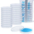 30 Pack 90 x 15 mm Plastic Petri Dishes with Lids, Deep Clean Lab Petri Dish for Mycology and Science Projects