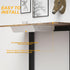 White Under Desk Mounted Sliding Drawer, 60 Degree Tilt Panel, 15'' long & 9'' deep Large Storage Organizer for Sit