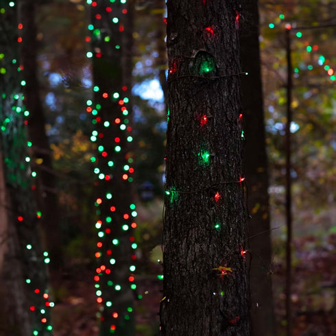 20FT 100 Count TW SHINE Christmas Mini String Lights, Incandescent Mini Christmas Tree Lights, Waterproof Xmas String