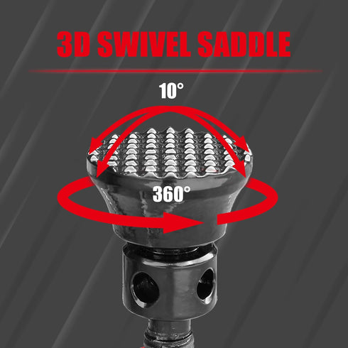 5 Ton (10,000 LBs) Professional Car Support Screw Jack - Red for House Construction Bridge Stabilization