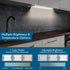 60-LED Dimmable 12 inch 2000mAh 3 Counter (2 Packs) Under Cabinet Lighting Wireless, Motion Sensor Light Indoor