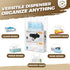 Storage Standard Countertop, Triple Glove Box Holder Dispenser - Kitchen, Medical, & Latex Glove Holder Wall Mount