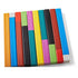 hand2mind Plastic Cuisenaire Rods Individual Set, Math Manipulatives, Montessori Math Rods (Set of 74)