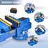 6" Universal Soft Vise Jaws Pads, Magnetic Protector for Any Metal Vice, 1 Pair, Golden