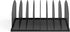 Safco Products Onyx Desktop File Organizer, 8 Upright Sections for Home, Office or Classroom, Black
