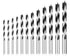 Metric Brad Point Wood Drill Bit Set, 12Pcs with Double Flutes for Carpenter Woodworking (3mm - 12mm)