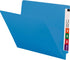 Smead End Tab File Folder, Shelf-Master Reinforced Straight-Cut Tab, Blue, Letter Size, 100 per Box