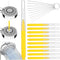 Gatuida Shower Head Cleaner, Small Gaps Hole Anti-Clogging Brush, Shower Nozzle Clog Removal Picks, 20PCS