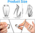 LEIFIDE 10 Pieces Cubicle Hooks, Fabric Panel Wall Clips for 40 Lbs Picture Hangers in Office Home Kitchen (Silver)
