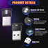 4 5v 8 Frienda Pieces Mini USB LED Light, Car LED Interior Lighting Smart USB Atmosphere Light, Laptop Keyboard Office
