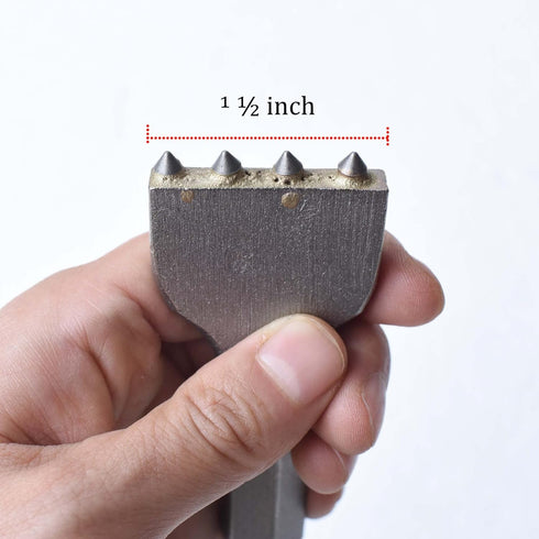 6 1/8 in. x 1 1/2 in. SDS Plus Mortar Raking Bit, Tile Thinset Removal Floor Scraper Bit for Rotary Hammer
